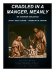 Cradled In A Manger, Meanly (for 2-part choir - (Soprano & Tenor) mini preview