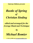 Rustle of Spring for Piano Solo