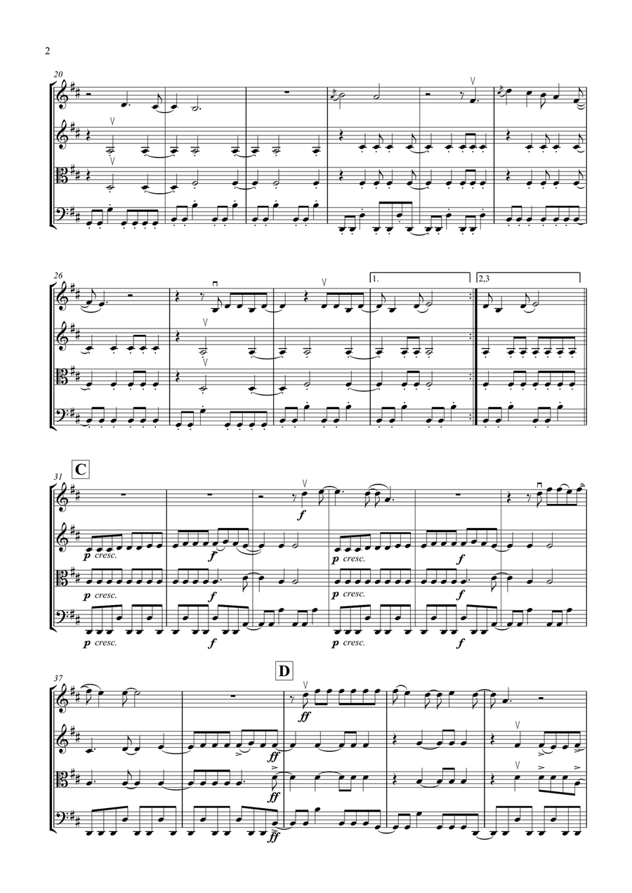 Everlong String Quartet scores gallery preview page 3