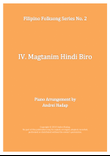 Magtanim Hindi Biro - arranged for Piano Solo