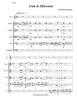 Dusk on Halloween - string accompaniment (karaoke - music-minus-one) version