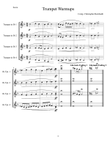 Trumpet Chorale Warmup