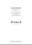 Abendlied for Saxophone Sextet