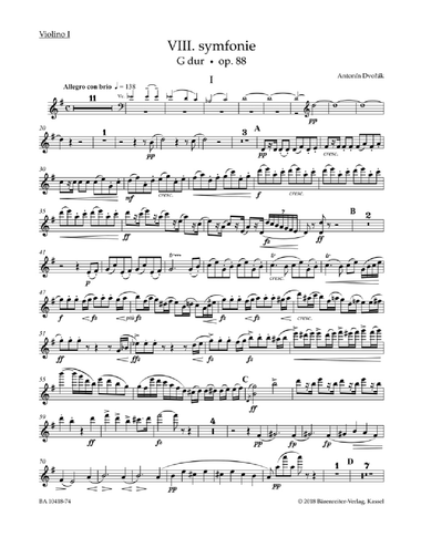 Symphony in G Major, Opus 88, No. 8