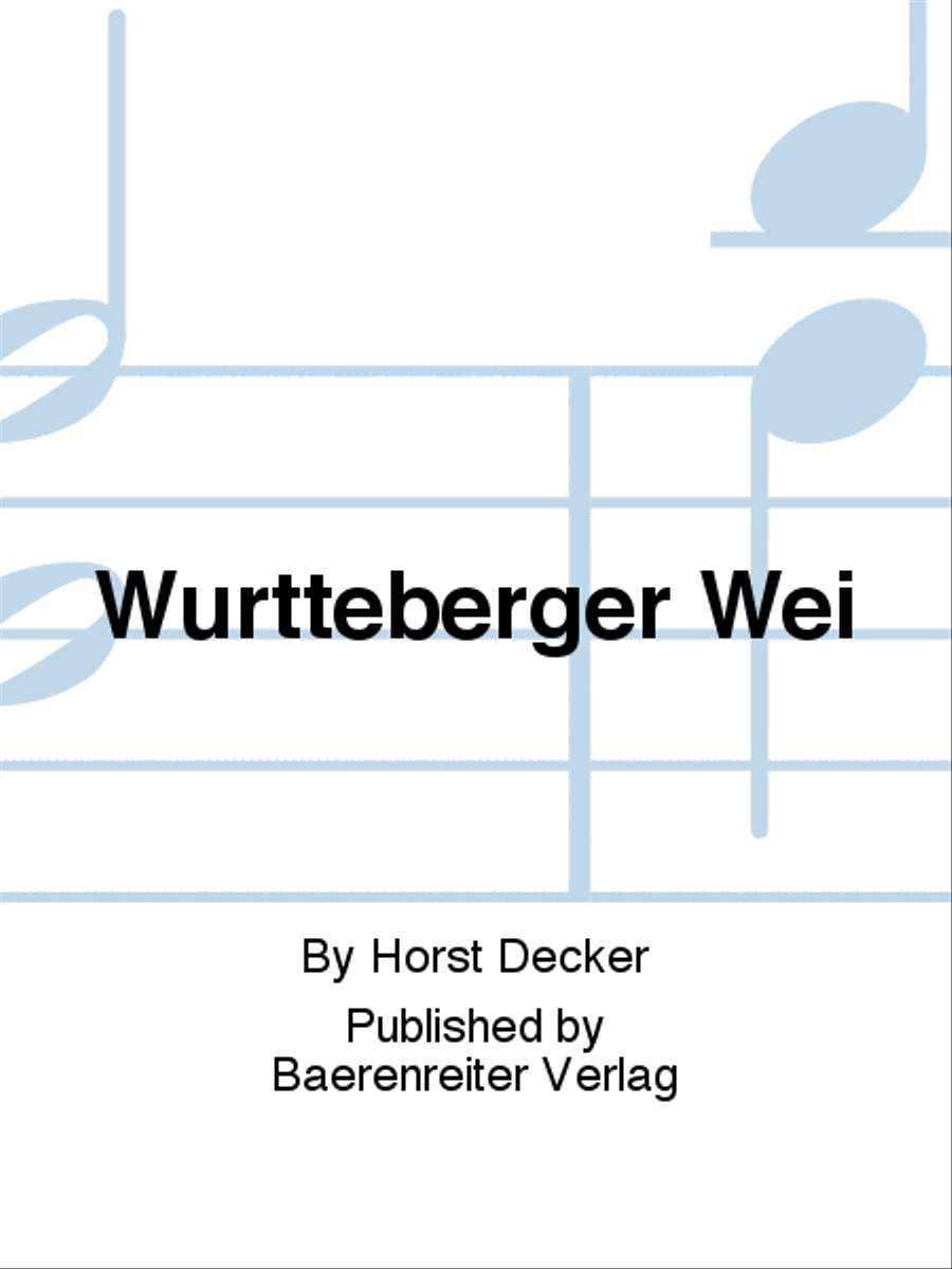 Württeberger Wei TTBB scores gallery preview page 1