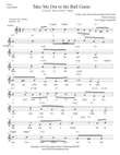 Take Me Out to the Ball Game_Vocal (C - Db)