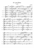 St. Louis Blues (Handy) for Wind Band in 6 parts (Flutes / Clarinets / Saxes)