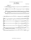 Ave Maria SSAA piano and cello
