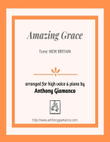 Amazing Grace (high voice and piano)