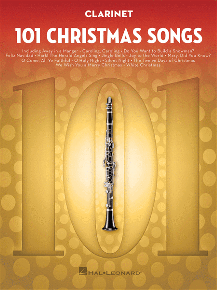101 Christmas Songs 101 Christmas Songs Clarinet Solo scores gallery preview page 1