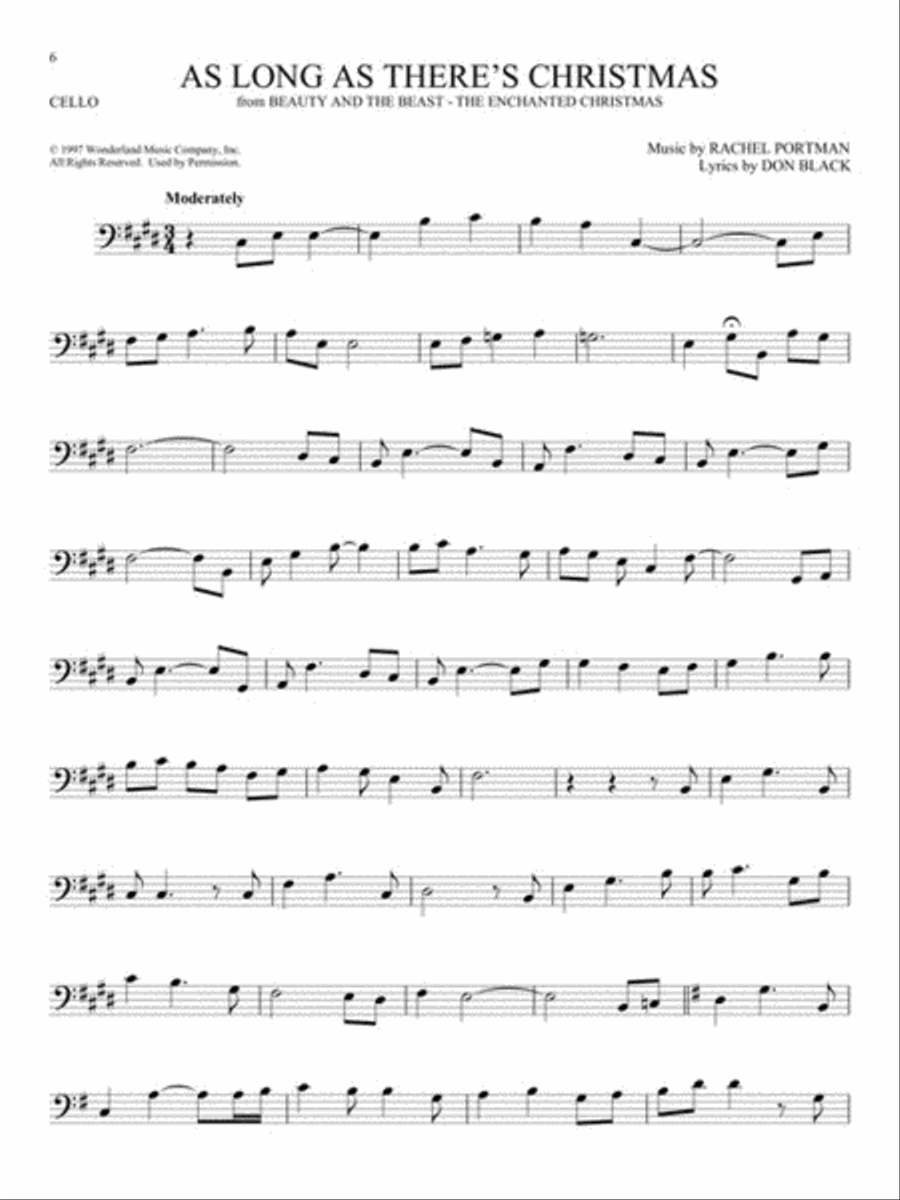 101 Christmas Songs 101 Christmas Songs Cello scores gallery preview page 5