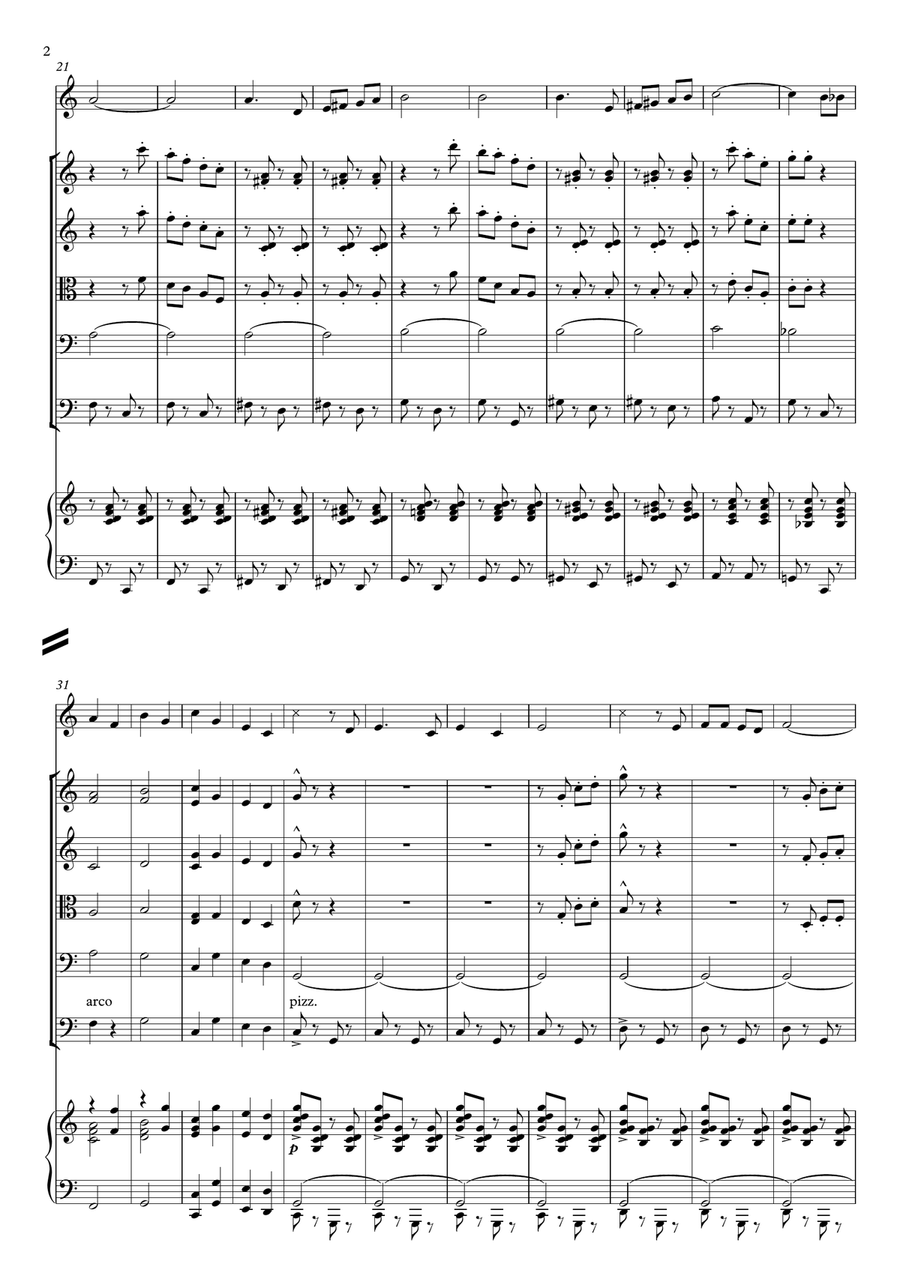 Do-re-mi - Score Only String Orchestra scores gallery preview page 2