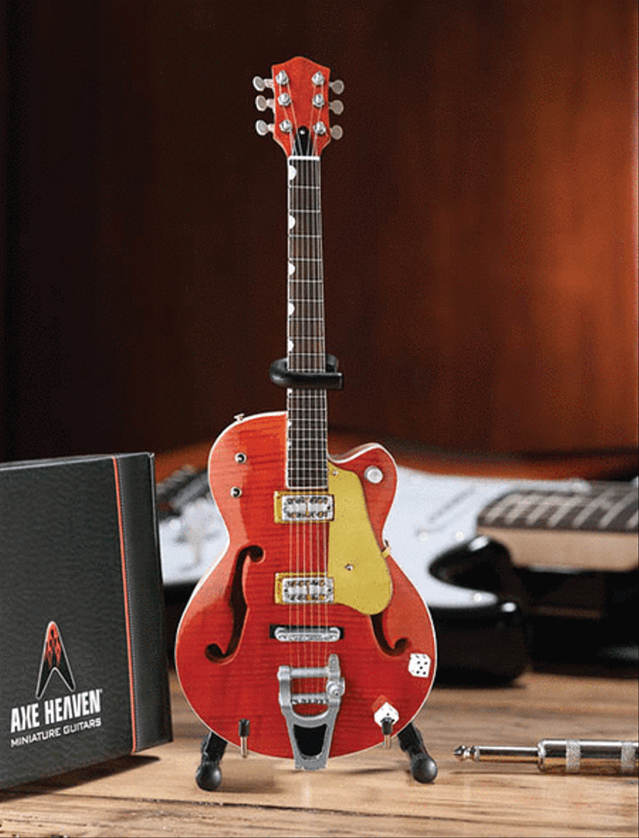 Brian Setzer Nashville Orange Dice Hollow Body Model Miniature Score scores gallery preview page 3