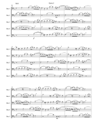 Mozart Kyrie canon a 5 arranged for 5 bassoons Bassoon Solo scores gallery preview page 4