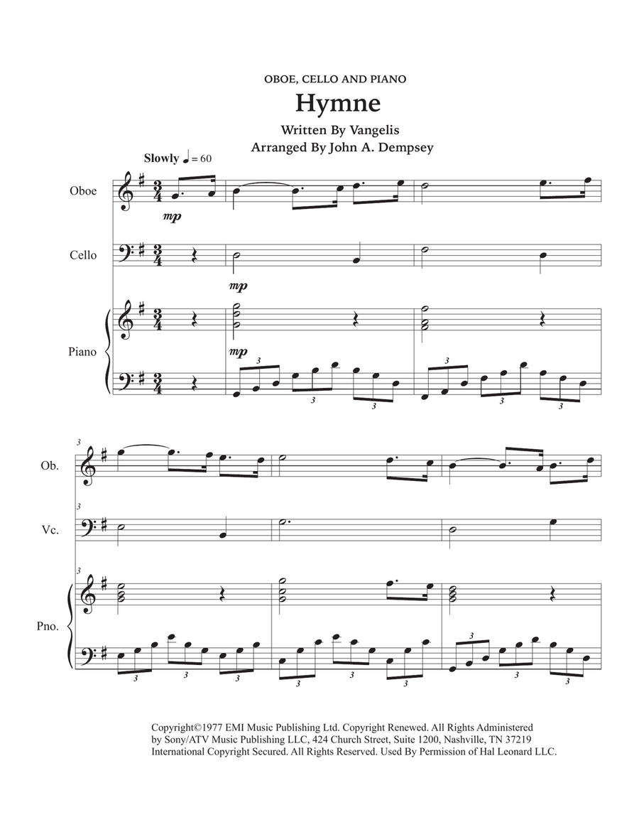 Hymne Small Ensemble scores gallery preview page 5