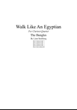Walk Like An Egyptian