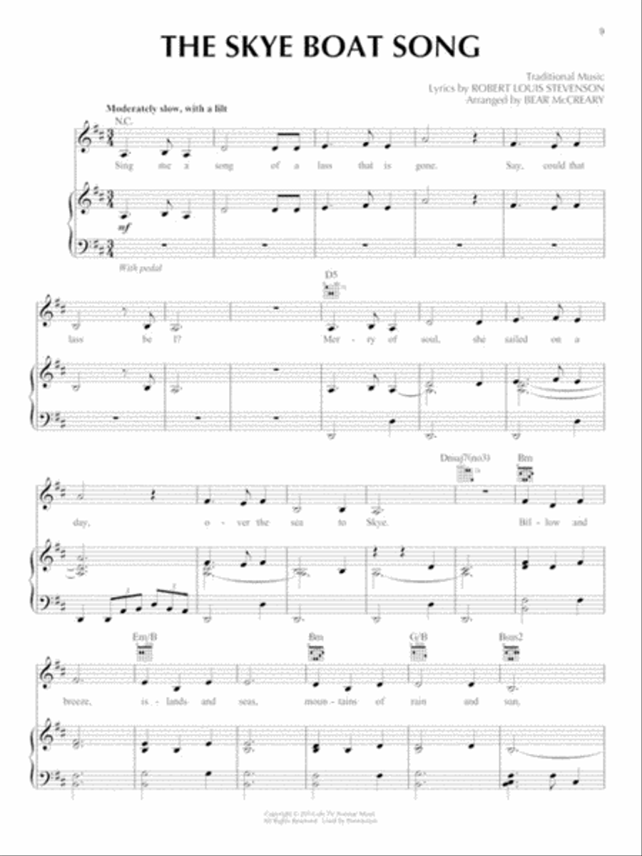 Outlander: The Series Outlander: The Series Piano Solo scores gallery preview page 4