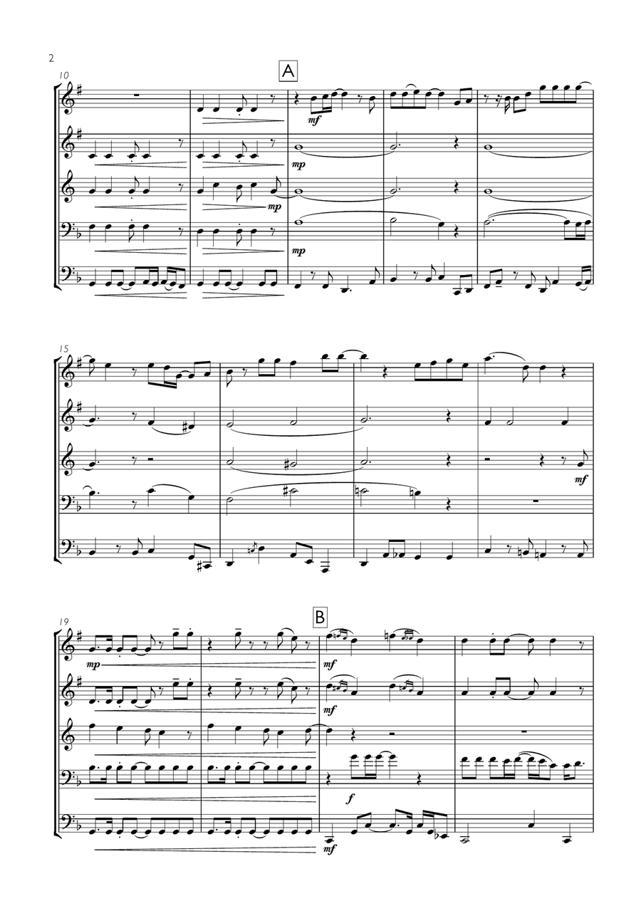 Eternal Flame Eternal Flame Brass Ensemble scores gallery preview page 2