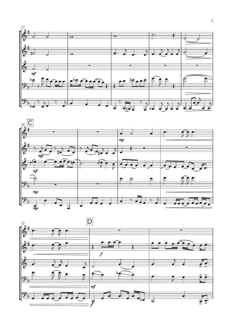 Eternal Flame Eternal Flame Brass Ensemble scores gallery preview page 3