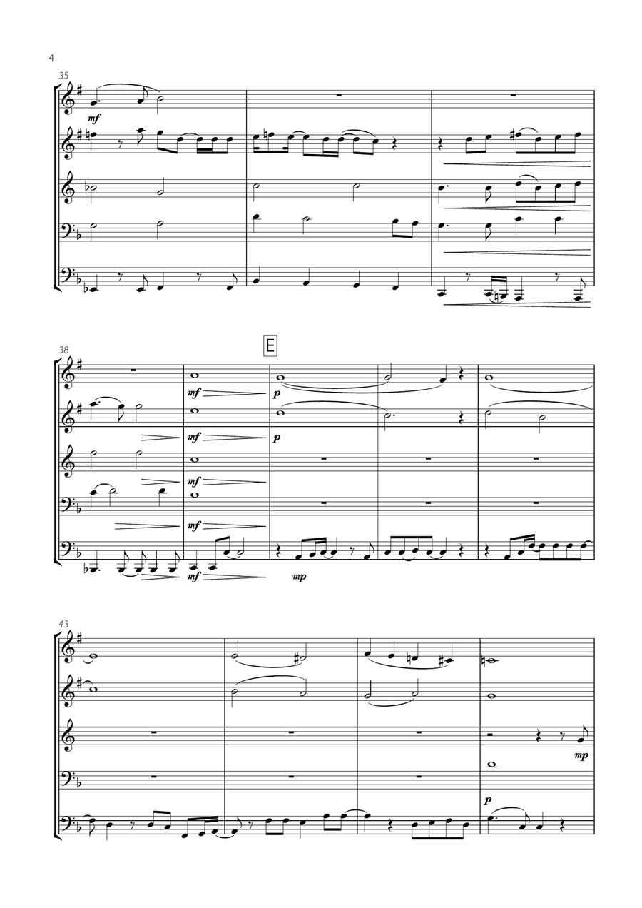Eternal Flame Eternal Flame Brass Ensemble scores gallery preview page 4