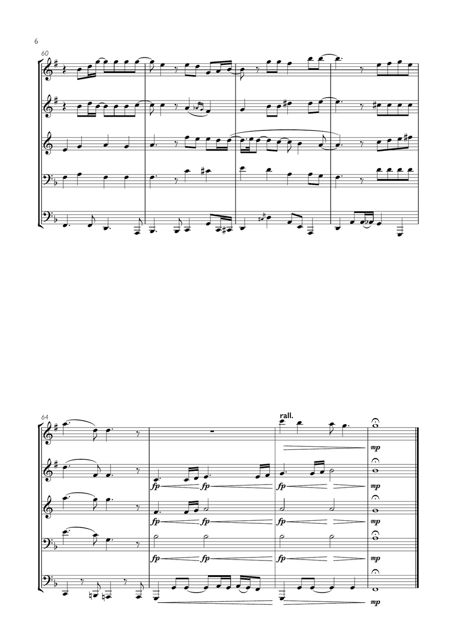 Eternal Flame Eternal Flame Brass Ensemble scores gallery preview page 6