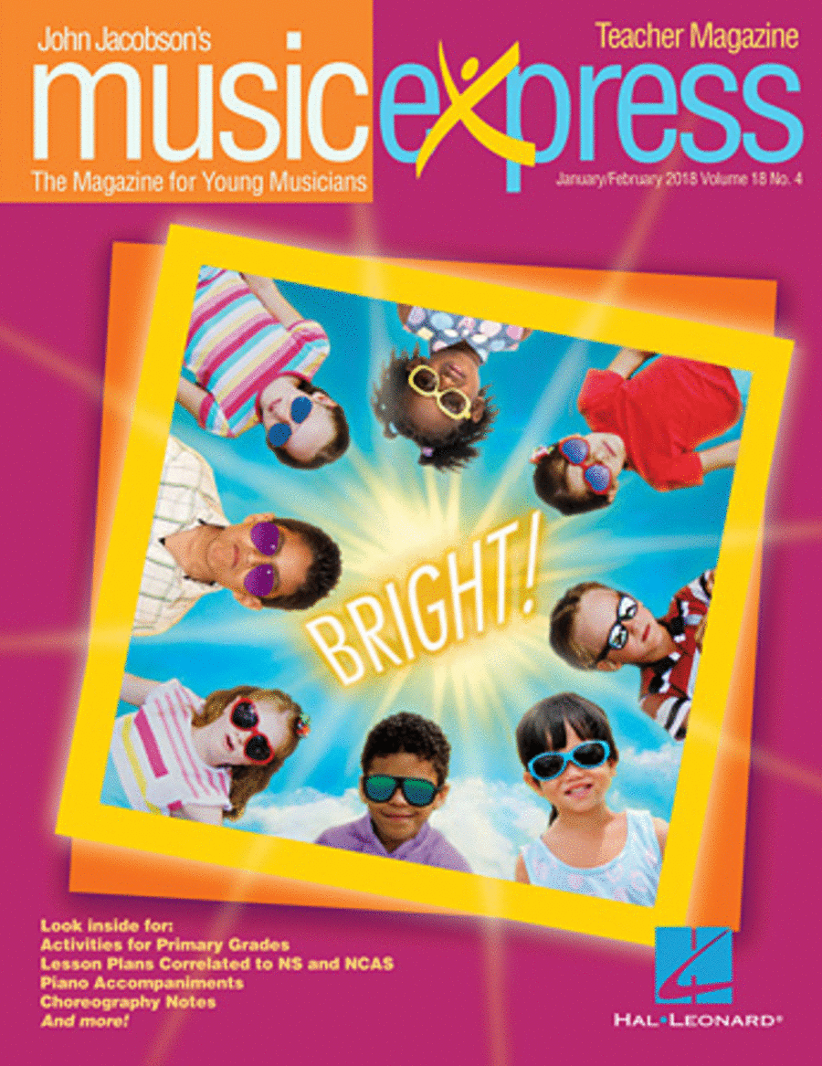 Bright! Music Express Vol. 18 No. 4 Classroom Materials scores gallery preview page 1