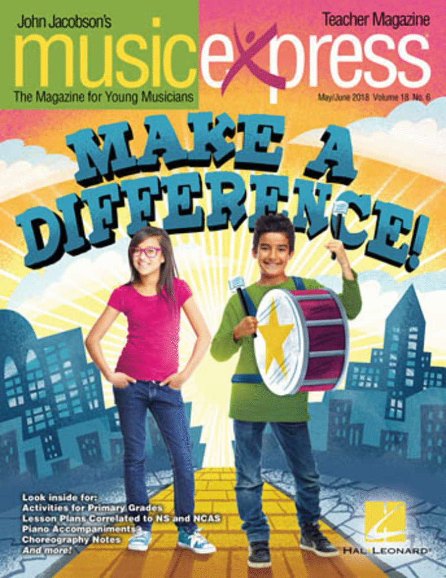 Make a Difference Music Express Vol. 18 No. 6 Choir scores gallery preview page 1