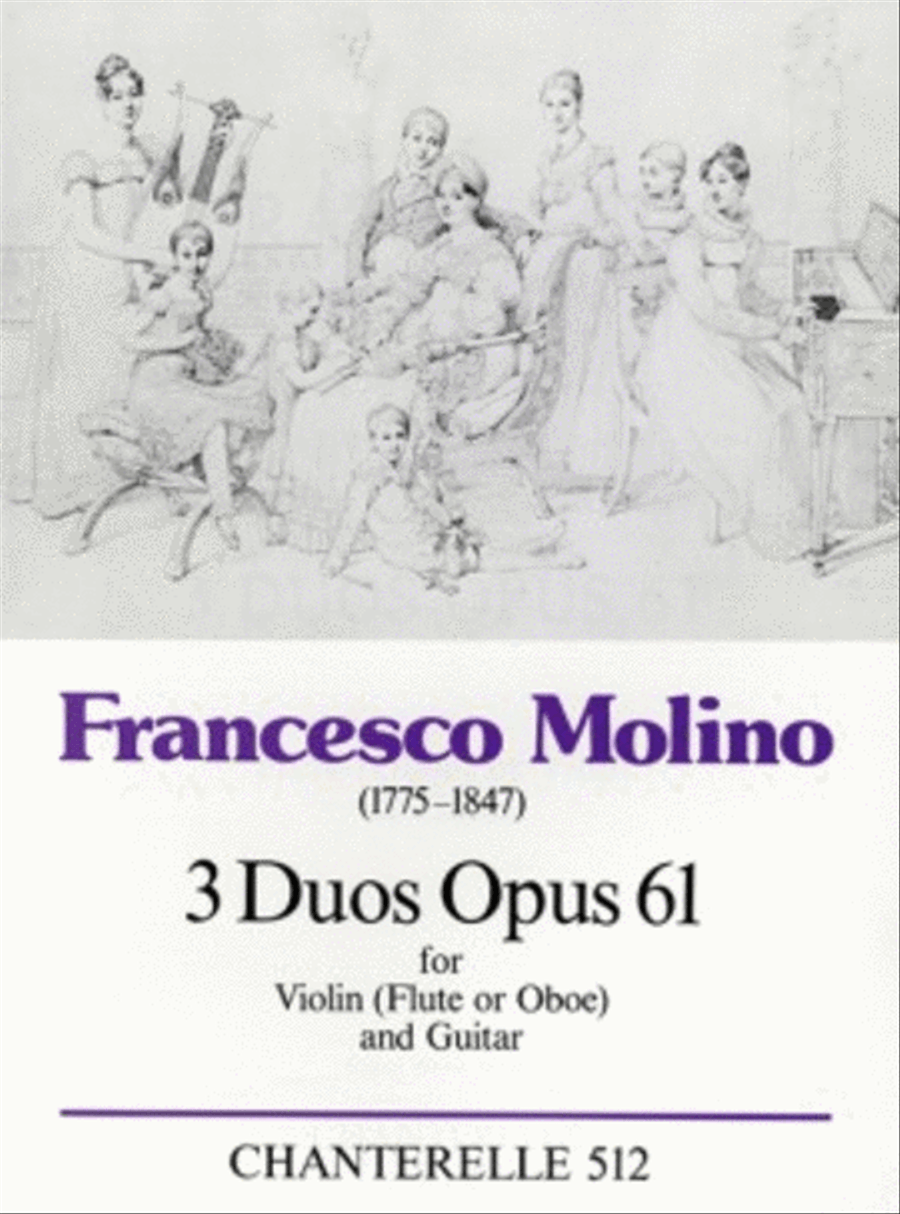 3 Duos Op. 61 3 Duos Op. 61 Flute scores gallery preview page 1