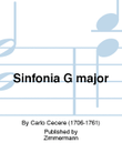 Sinfonia G major
