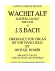 Wachet Auf BWV 645 