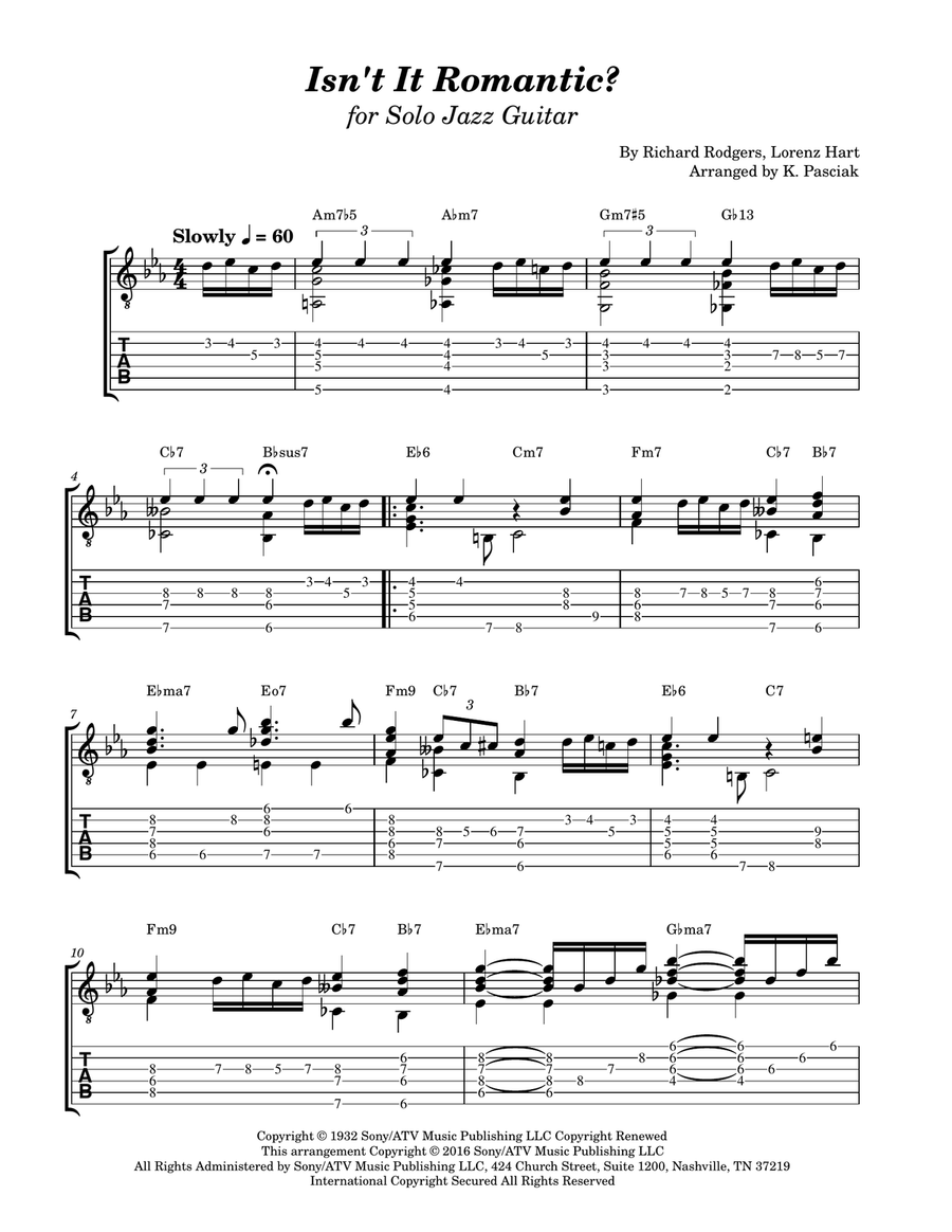 Isn't It Romantic? Isn't It Romantic? Classical Guitar scores gallery preview page 2