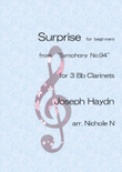 Surprise for 3 Bb Clarinets