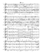 I Heard the Bells on Christmas Day (for Clarinet Quartet) Clarinet Quartet scores gallery preview page 3