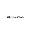 Old Joe Clark