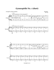 Gymnopédie No. 1 (Piano Duet)