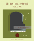 7:12 AM Sheet Music Book