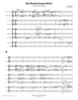 Die Bankelsangerlieder for 9-part Brass Ensemble