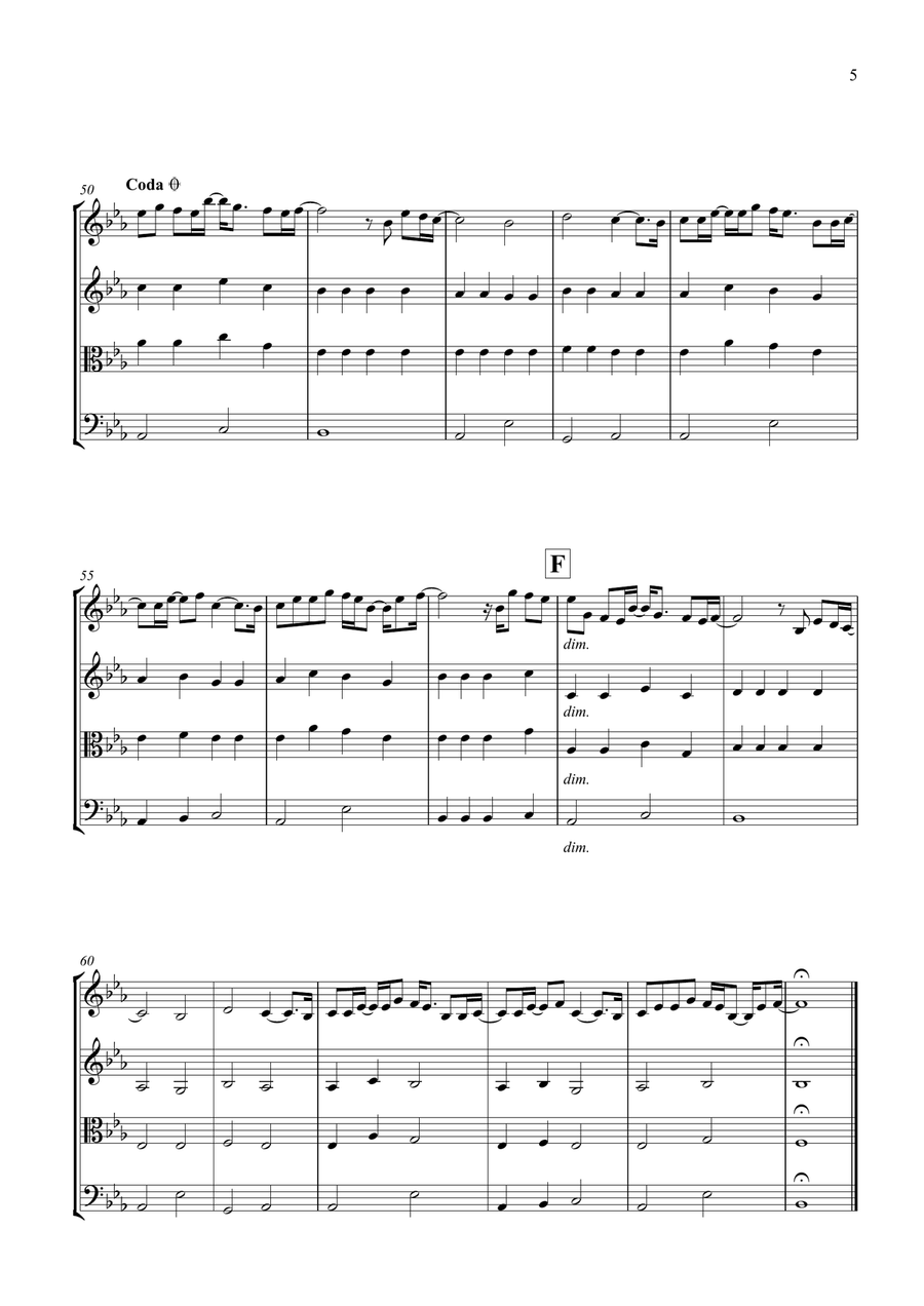 Fireflies Fireflies String Quartet scores gallery preview page 6