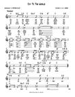 Joy To The World - Lead sheet (melody, lyrics & chords) in key of C