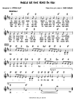 Angels We Have Heard On High - Lead sheet (melody, lyrics & chords) in key of D
