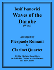 Waves of the Danube - Waltz for Clarinet Quartet