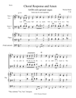 Choral Response and Amen