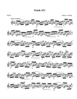 Clarinet Etude #21, Arr. Marten King