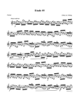 Clarinet Etude #5, Arr. Marten King