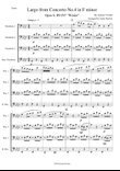 Largo from Concerto No.4 in F minor (Winter) by Vivaldi