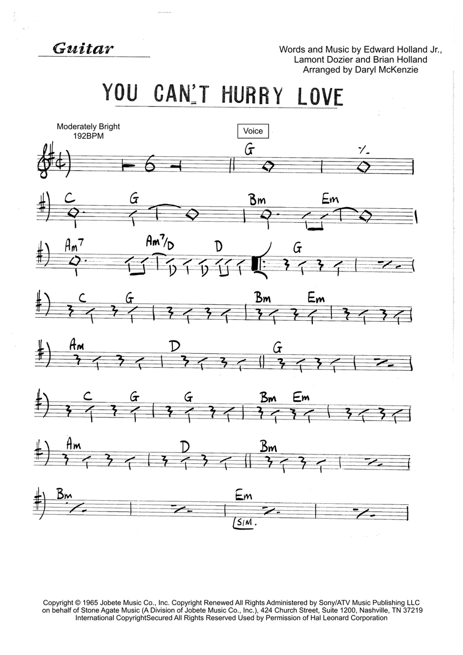You Can't Hurry Love Small Ensemble scores gallery preview page 5