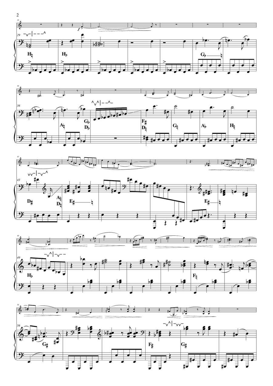 La Valse for violin & harp String Duet scores gallery preview page 3