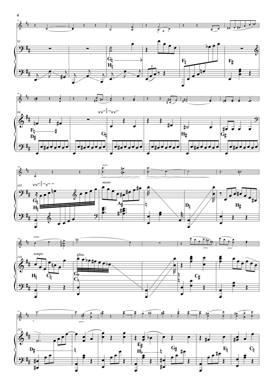 La Valse for violin & harp String Duet scores gallery preview page 5