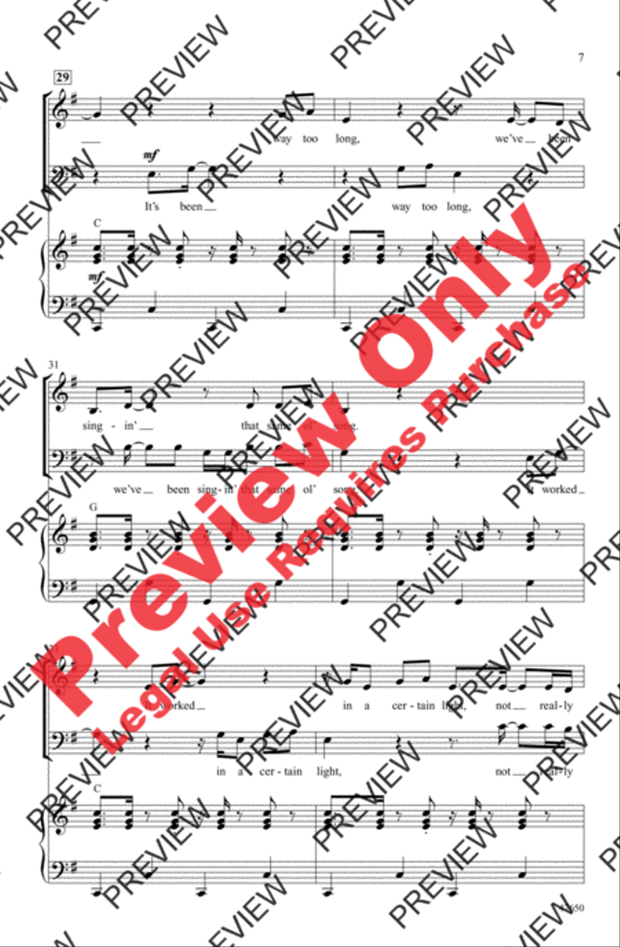 Moment of Truth Moment of Truth 3-Part scores gallery preview page 7