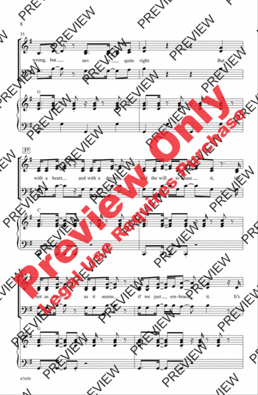 Moment of Truth Moment of Truth 3-Part scores gallery preview page 8